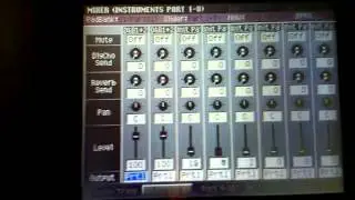 Roland MV 8000/8800: выходная маршрутизация