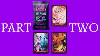 Unboxing Hazbin Hotel Season Two Trading Cards 1st Edition Booster Packs (Part Two)