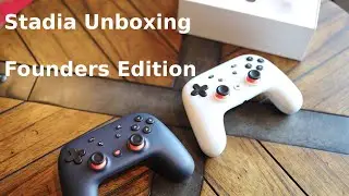 Stadia Controller Unboxing and First Thoughts: Founders Edition and Standard