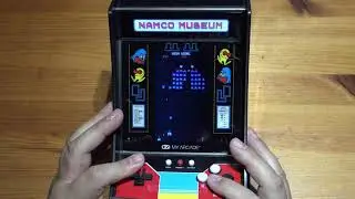 Namco Retro Arcade Mini Player Unboxing and Gameplay