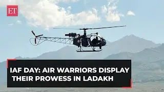 91st IAF Day: Indian air warriors display their prowess in Ladakh, watch!
