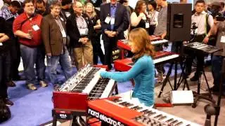 Rachel Flowers @ Namm 2015 - Playing Foreplay/Long Time by Boston.
