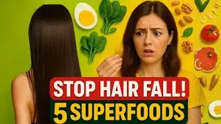 Stop Hair Fall FAST - 5 Foods Every Indian Must Eat | The Herb Mother 
