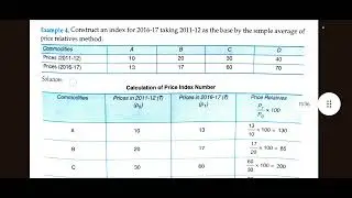 construction of index no.