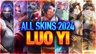 LUO YI ALL SKINS 2024 | Mobile Legends