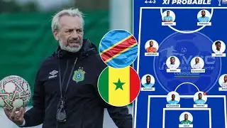 🚨 RDC🇨🇩 - 🇸🇳SEN | LE ONZE DE DÉPART AVEC DEUX NOUVEAUX JOUEURS POUR JOUER LE SÉNÉGAL...