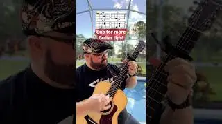 Under The Sea! The Little Mermaid Guitar Tutorial Lesson! #guitar #music #shorts #youtubeshorts
