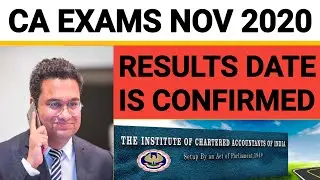 CA Exams Nov 2020 Results Date is Confirmed by CCM | CA Results Nov 2020 Wait is Over #Shorts