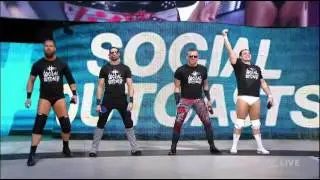 WWE | The Social Outcast | Rising Sun | Arena Effects | 2016