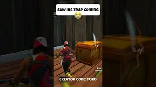 The trap backfired on him #fortnite #shorts