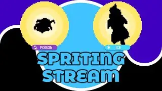 Spriting the Fakemon Challenge Poison- and Ice-types