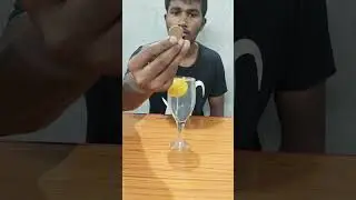 lemon flipping coin in water #shorts #power #slack
