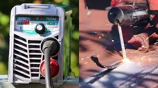 Testing TOTAL TW21806 180A MMA welding inverter machine
