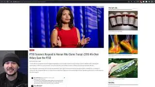 Leftist gets DRAGGED For Claiming She Has PTSD From Watching Hillary Lose In 2016