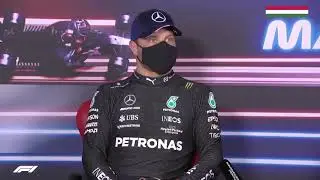 Post-qualifying interview where Bottas defends Lewis over booing