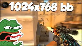 1024x768 black bars in CS:GO