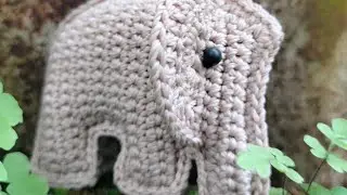 Membuat gajah rajut simpel | how to make a simple crochet elephant #video #crochet #knitting