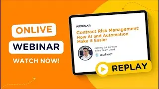 Webinar Contract Risk Management: How AI and Automation Makes It Easier