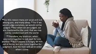BIBLICAL SELF-EXAMINATION--In Communion We Should Look In & Look Out
