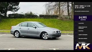 Quality Used Cars For Sale | @mkperformancegroupuk| UK | BMW 5 Series 3.0 525D SE 4d 195 BHP