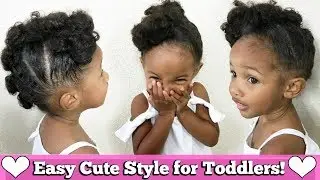 Cute Bubble Braid Hairstyle for Toddlers | GlamFam