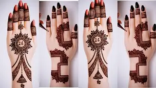 Very Easy Beautiful Mehndi Design | Mehndi Designs For Hands | Henna Designs | Back Hand Mehndi