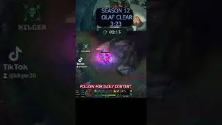 Olaf jungle clear #short #olaf #lol #leagueoflegends #jungle