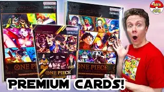 Premium Bandai&rsquo;s EXCLUSIVE One Piece Card Sets &ndash; Vol. 2, Vol. 3 & Leader Collection Review!