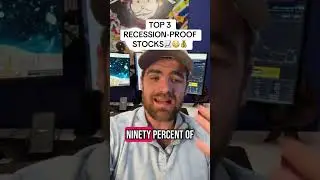 TOP 3 RECESSION PROOF STOCKS! #stocks #stockmarket #trading #investing #shorts
