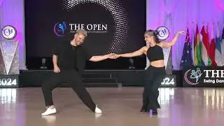 Бенджи Швиммер и Николь Рамирес &mdash; 5-е место, Strictly Swing &mdash; Чемпионы &mdash; The Open 2024