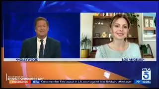 Rose McIver in KTLA 5 Morning News