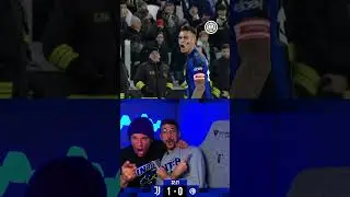 Double reaction for Lauti 🤯🐂 @DAVHchannel @elitalo33 #IMInter #Shorts