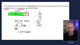 Quest&otilde;es de Porcentagem - Matem&aacute;tica para o ENEM