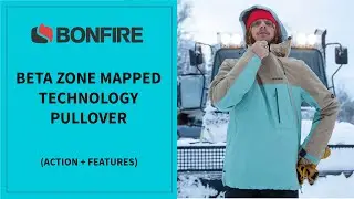 BONFIRE - BETA ZONE MAPPED TECHNOLOGY PULLOVER JACKET - ACTION + FEATURES
