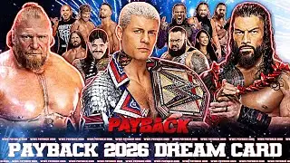 WWE Payback 2026 Dream Card V3