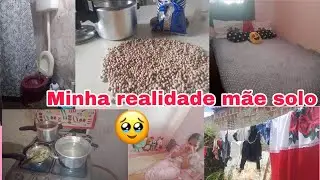 Rotina de uma mãe solo/Vida simples e humilde 