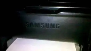 Samsung ML-1665 Laser Printer Printing A Document