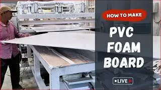 8MM PVC FOAM BOARD PRODUCTION LIVE | WPC PVC BOARD PRODUCTION LINE | EEZEE BOARD