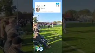 Freisto&szlig; aus bestimmt 40 Metern. Suhl kommt an den Ball und versenkt den Ball ins Tor