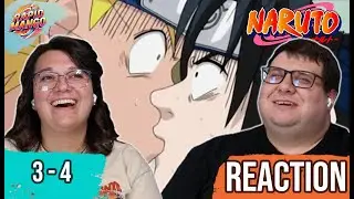 FIRST KISS!! | Naruto Reaction | Episodes 3 & 4