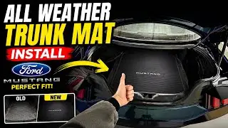 2025 Mustang GT Trunk Mat Upgrade — Easy Install! 