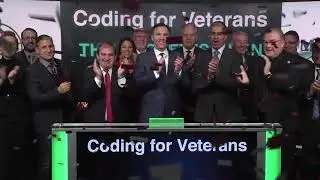 Coding for Veterans Opens Toronto Stock Market, November 23, 2018