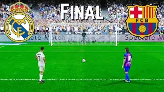 Barcelona Legends vs Real Madrid Legends / Champions League / Penalty Shootout \ Ronaldo vs Messi