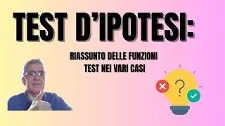 🎯 Tutte le Funzioni Test nei Test d’Ipotesi | Statistica per Università e Maturità 📊