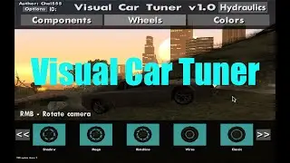 GTA San Andreas Visual Car Tuner Mod installation + Gameplay