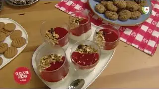 Trifle Saludable con Mermelada de Fresa y Galletas Integrales - Clases de Cocina (1/2)