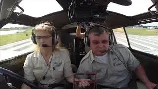 Robert J. Opsahl, Lt. Col. USAF (Ret) B-17 Inspection (1922-2019)