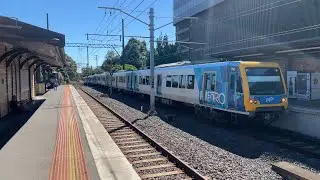 Metro X'Trapolis Arriving at Ringwood Station to Belgrave