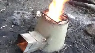 походная печка для отдыха  и рыбалки