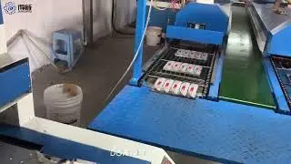 Soft pvc label production line with automatic baking and cooling